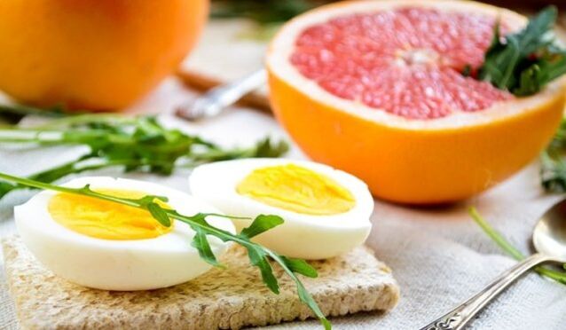 grapefruit és tojás a maggi diétához