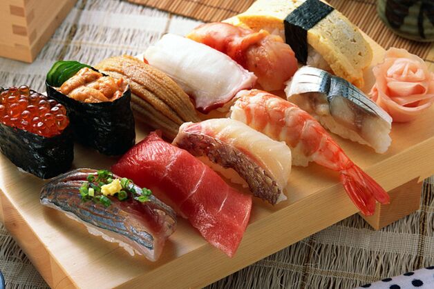sushi a japán diétához